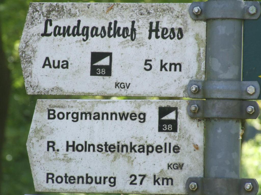 Landgasthof Hotel Hess Neuenstein  Exterior foto